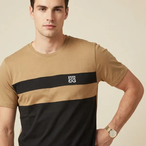 Mustard_And_Black_Imp_Sap_Matty_T-Shirt_For_Men