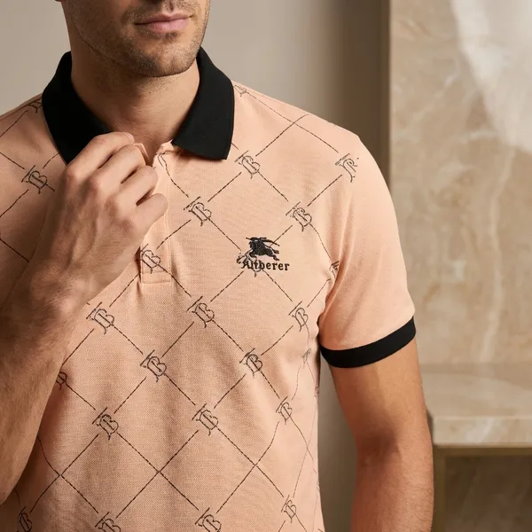 Peach_Imp_Cotton_Bio_Wash_Polo_T-Shirt_For_Men