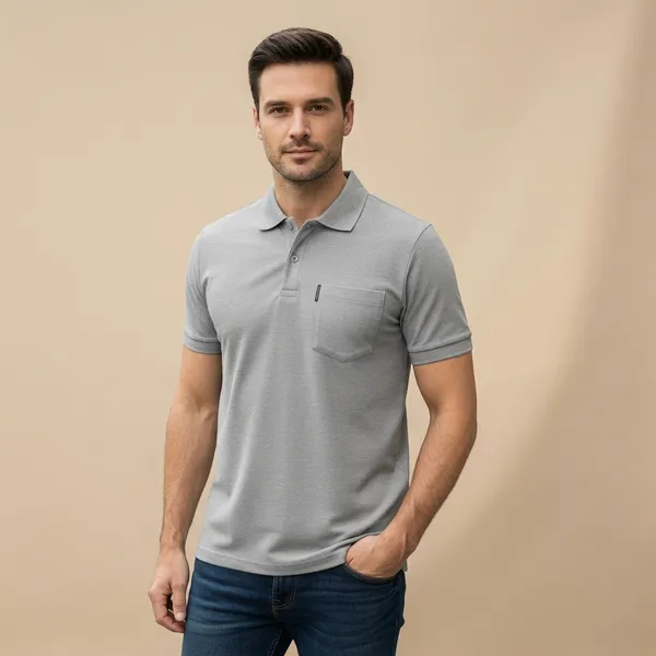 Grey_Imp_K_Jali_Knit_Polo_T-Shirt_For_Men