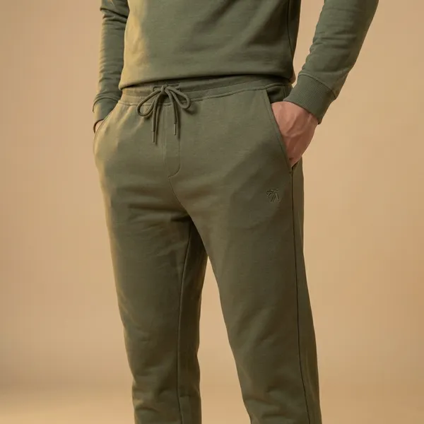Olive_Green_Imp_Tencel_Cadbury_Track_Pants_For_Men