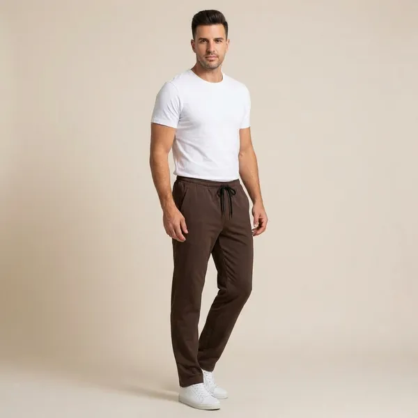 Brown_Imp_Cotton_Twill_Jogger_Pants_For_Men
