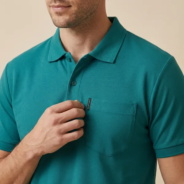 Teal_Blue_Imp_K_Jali_Knit_Polo_T-Shirt_For_Men