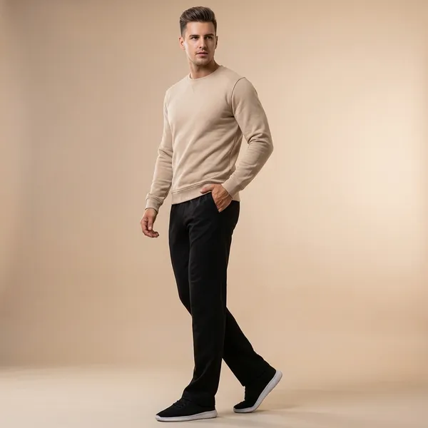 Black_Imp_Cotton_Twill_Track_Pants_For_Men