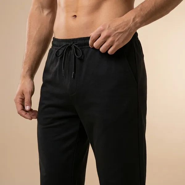 Black_Imp_Cotton_Twill_Track_Pants_For_Men