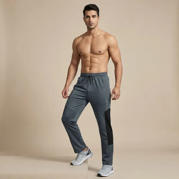 Grey_And_Black_Imp_Auro_Knit_Track_Pants_For_Men