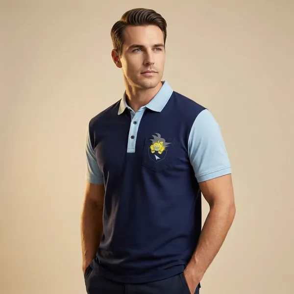 Navy_Blue_And_Sky_Blue_Imp_Cotton_Bio_Wash_Polo_T-Shirt_For_Men