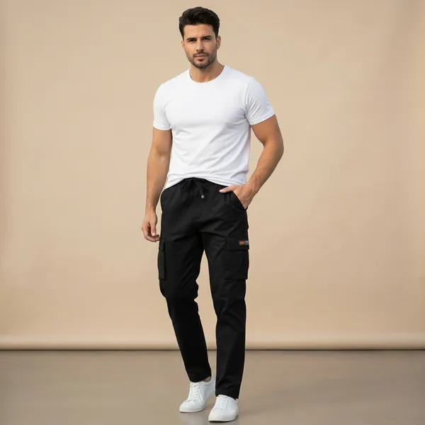 Black_Imp_Cotton_Twill_Pants_For_Men