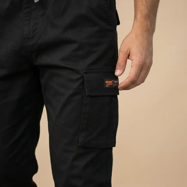 Black_Imp_Cotton_Twill_Pants_For_Men