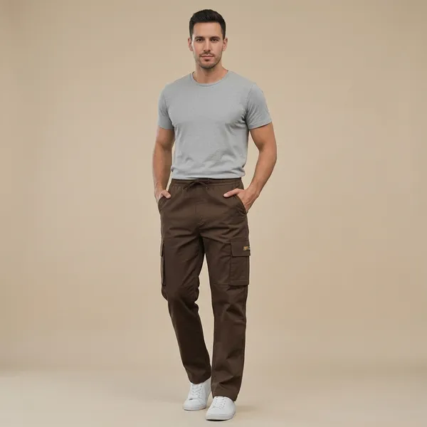Brown_Imp_Cotton_Twill_Cargo_Pants_For_Men