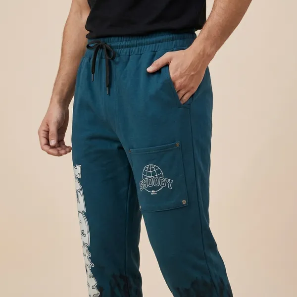 Teal_Blue_Imp_4_Way_Lycra_Jogger_Pants_For_Men