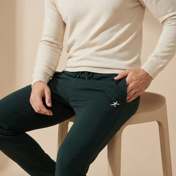 Bottle_Green_Imp_Ottoman_Lycra_Pants_For_Men