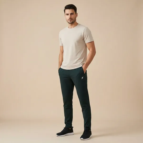 Bottle_Green_Imp_Ottoman_Lycra_Pants_For_Men