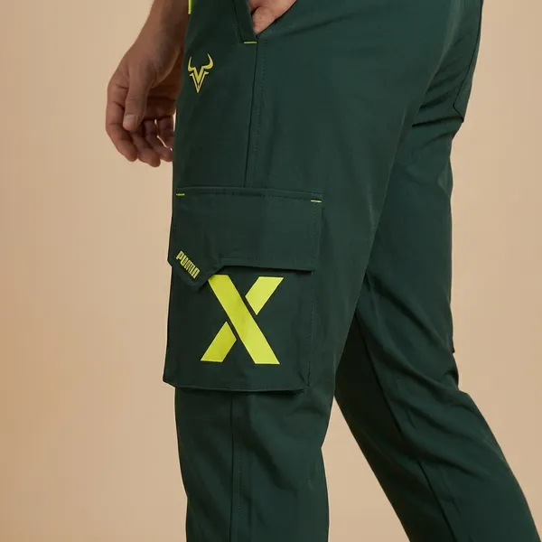 Dark_Green_And_Neon_Yellow_Imp_Ns_Lycra_Cargo_Track_Pants_For_Men