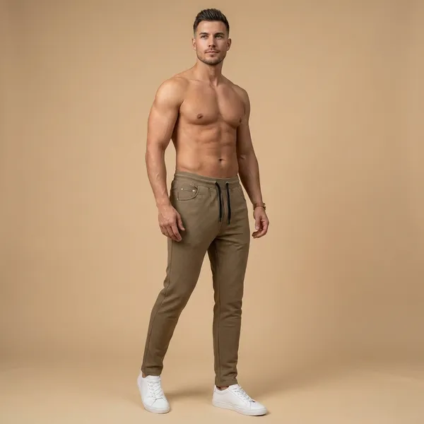 Olive_Green_Imp_Fashion_Knit_Joggers_For_Men