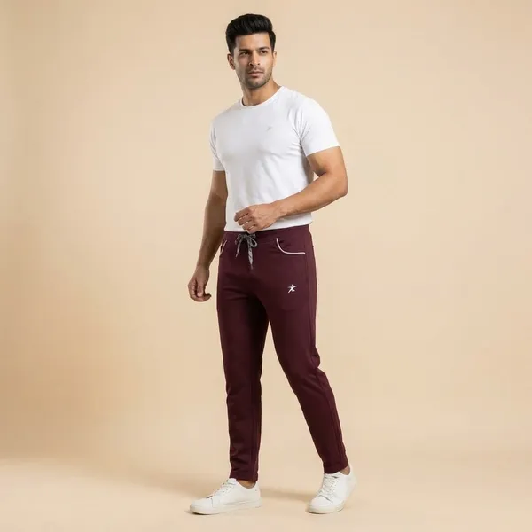 Maroon_Imp_4_Way_Lycra_Joggers_For_Men