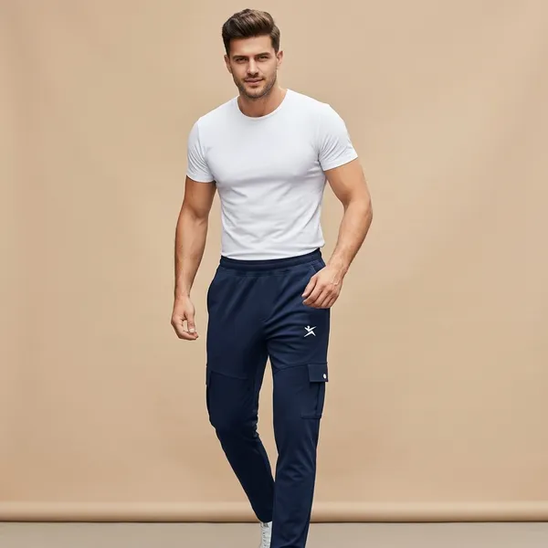 Navy_Blue_Imp_4_Way_Lycra_Cargo_Track_Pants_For_Men