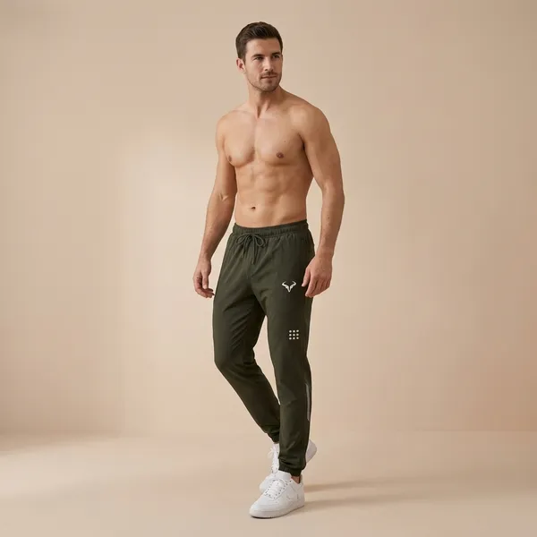 Olive_Green_Imp_Ns_Lycra_Joggers_For_Men