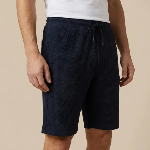 Black_Imp_Fashion_Knit_Casual_Shorts_For_Men