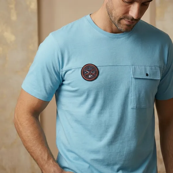 Light_Blue_Imp_Sap_Polo_Matty_Pocket_T-Shirt_For_Men