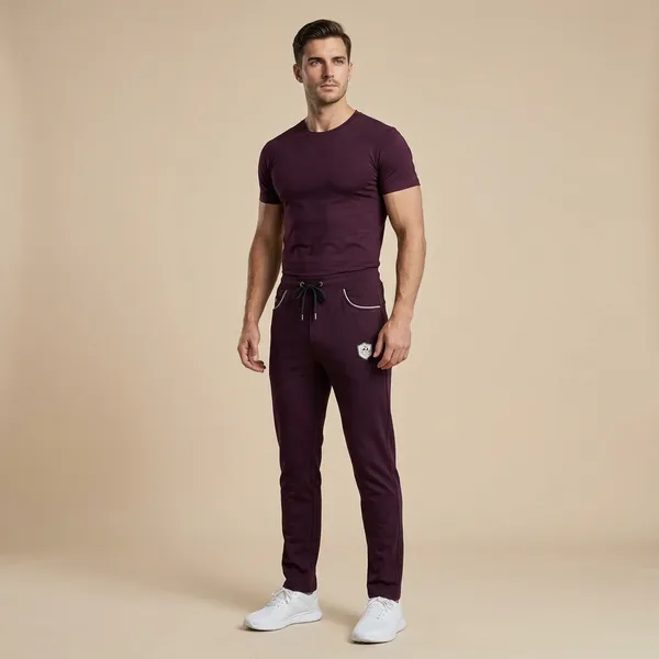 Maroon_Imp_4_Way_Lycra_Joggers_For_Men