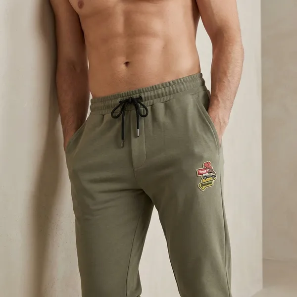 Olive_Green_Imp_Tencel_Cadbury_Joggers_For_Men