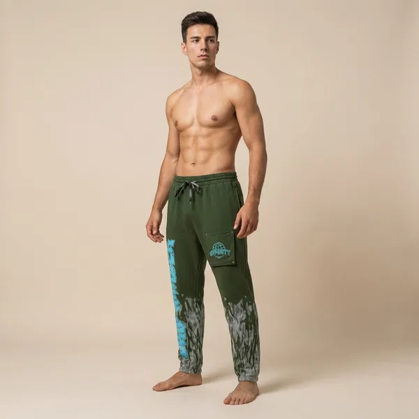 Olive_Green_Imp_4_Way_Lycra_Joggers_For_Men