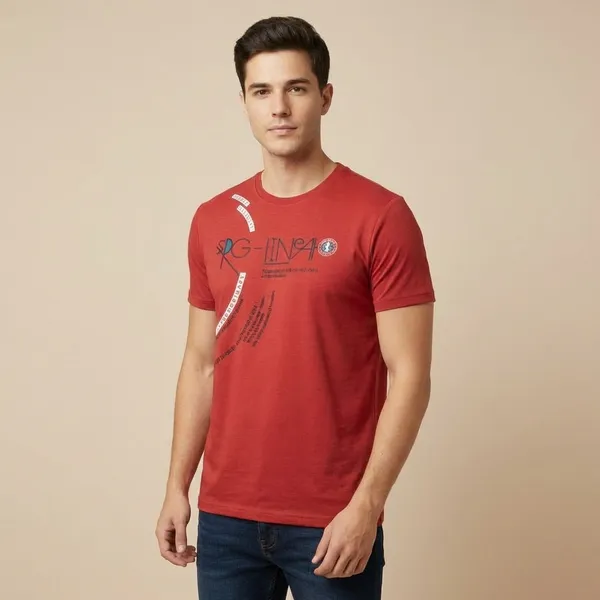 Red_Imp_Tencel_Lycra_Graphic_T-Shirt_For_Men