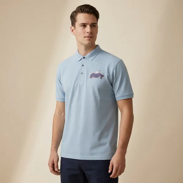 Light_Blue_Imp_Cotton_Bio_Wash_Polo_T-Shirt_For_Men