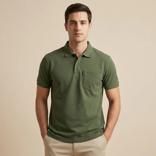 Olive_Green_Imp_K_Jali_Knit_Polo_T-Shirt_For_Men