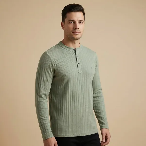 Green_Imp_Luxury_Knit_Henley_T-Shirt_Pack_For_Men