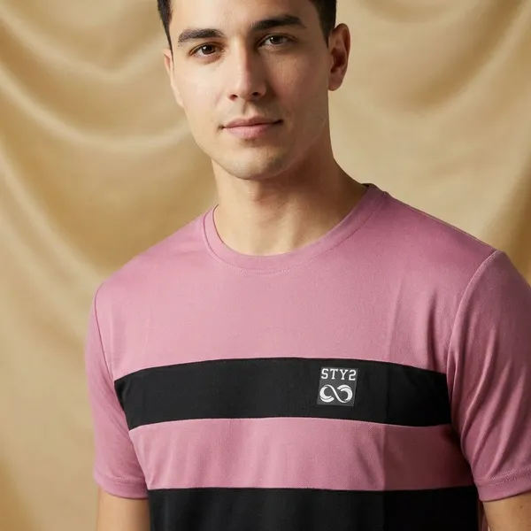 Pink_And_Black_Imp_Sap_Matty_Sports_T-Shirt_For_Men