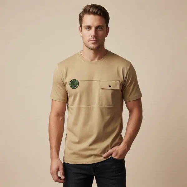 Beige_Imp_Sap_Polo_Matty_Pocket_T-Shirt_For_Men