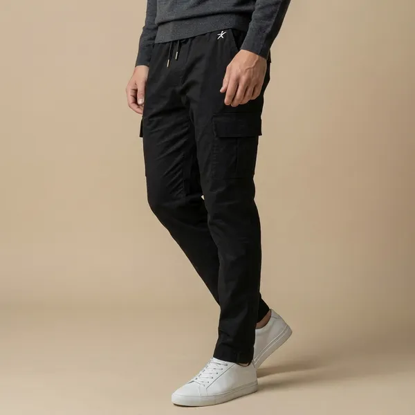 Black_Imp_Cotton_Twill_Pants_For_Men