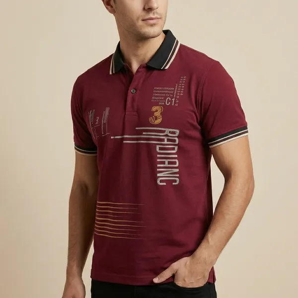 Maroon_Imp_Cotton_Bio_Wash_Polo_T-Shirt_For_Men