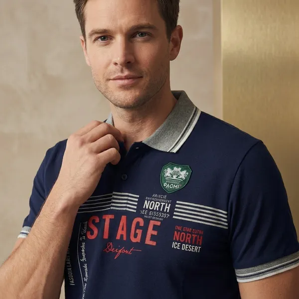 Navy_Blue_Imp_Cotton_Bio_Wash_Polo_T-Shirt_For_Men
