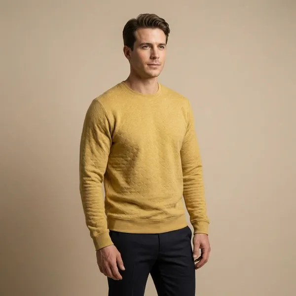 Mustard_Yellow_Imp_Cotton_Jacquard_Sweatshirt_For_Men