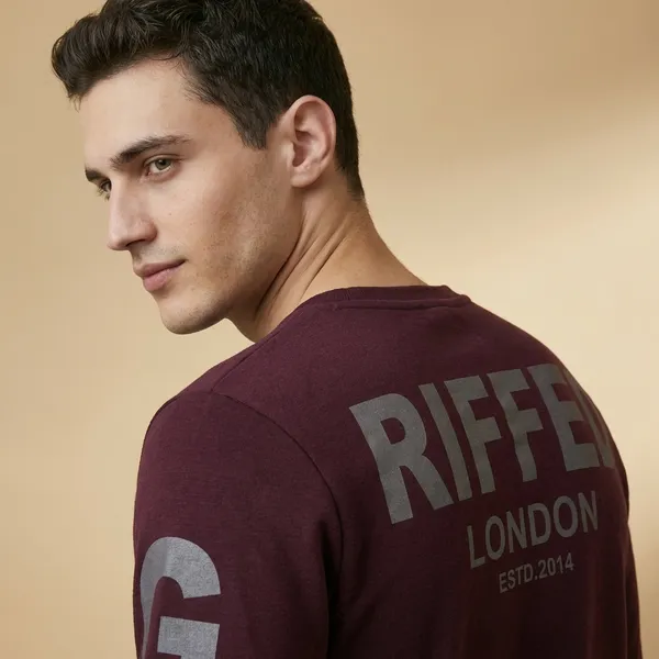 Burgundy_Imp_3_Line_Knit_Sweatshirt_For_Men
