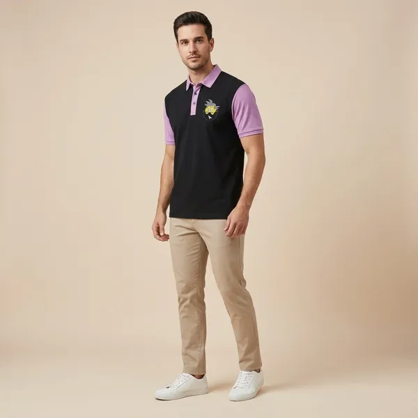 Black_And_Purple_Imp_Cotton_Bio_Wash_Polo_T-Shirt_For_Men