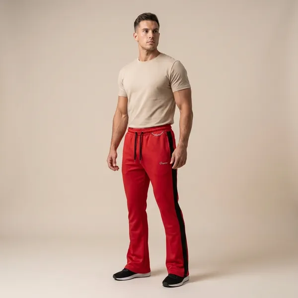 Red_And_Black_Imp_Jordan_Crush_Track_Pants_For_Men