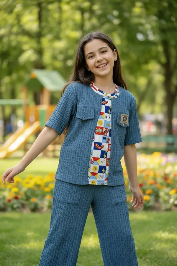Multicolor_Cotton_Co-Ords_Set_For_Girls