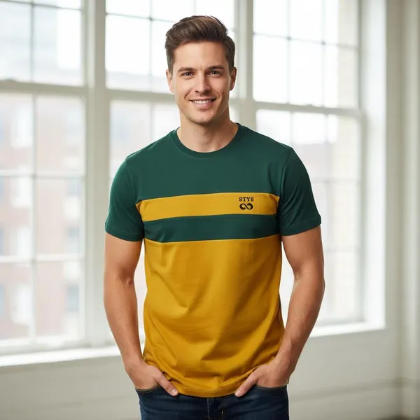 Green_And_Yellow_Imp_Sap_Matty_T-Shirt_For_Men