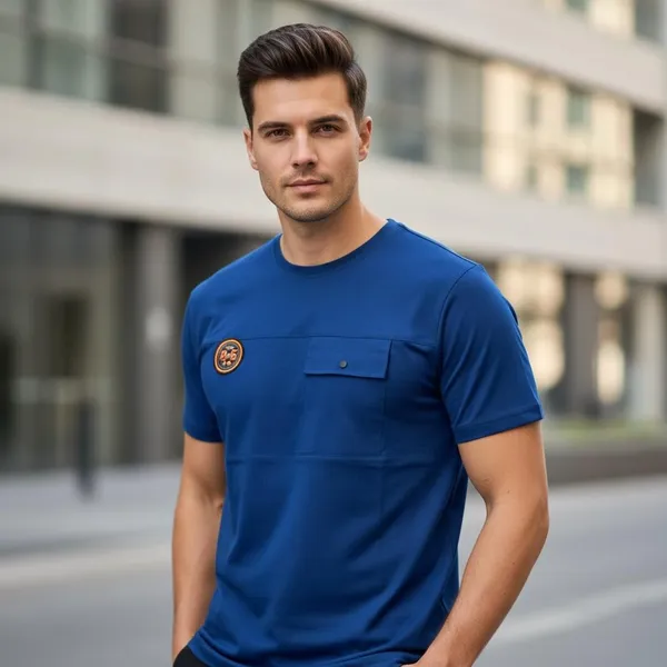 Blue_Imp_Sap_Polo_Matty_Pocket_T-Shirt_For_Men