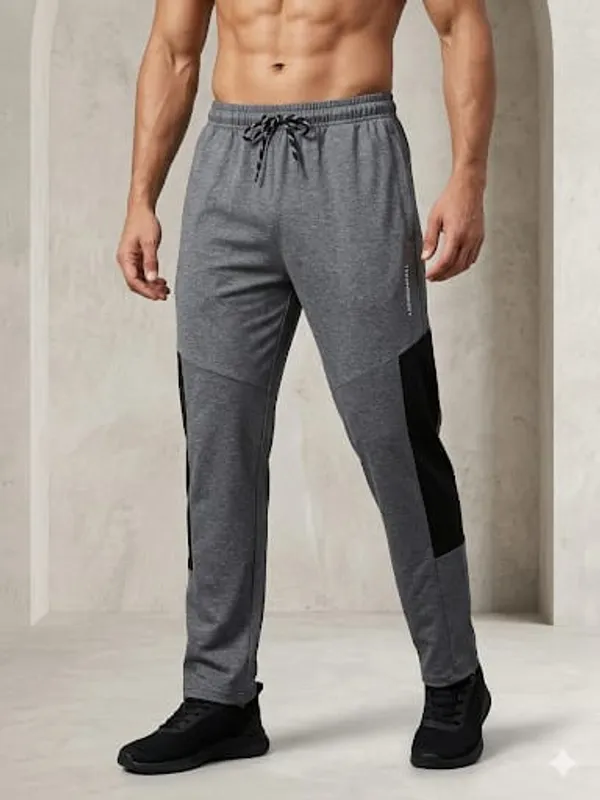 Grey_And_Black_Imp_Aura_Knit_Track_Pants_For_Men