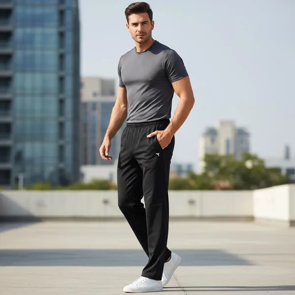 Black_Imp_Cotton_Twill_Track_Pants_For_Men