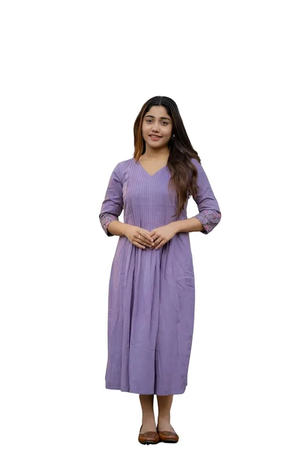 Lavender_Cotton_Floral_Printed_Linen_Shade_Anarkali_Gown_For_Women