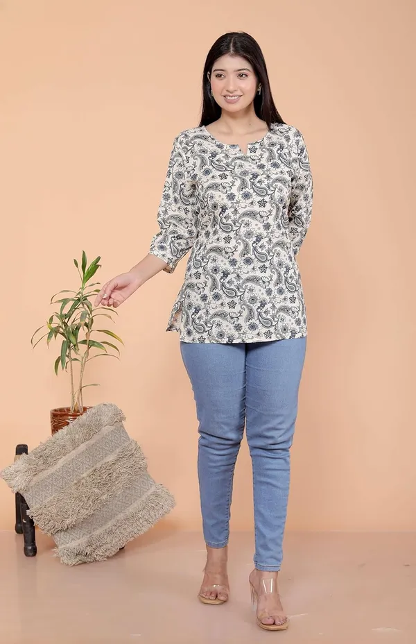 Grey_Rayon_Printed_Short_Kurti_Stylish_Kurta_Trendy_Short_Kurta_For_Daily_&_Office_Wear_For_Women