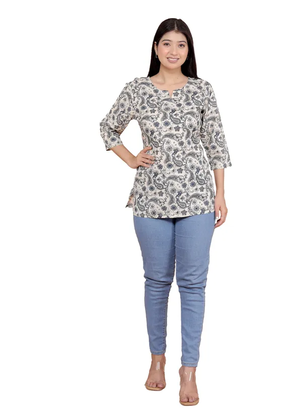 Grey_Rayon_Printed_Short_Kurti_Stylish_Kurta_Trendy_Short_Kurta_For_Daily_&_Office_Wear_For_Women