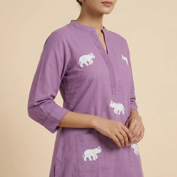 Purple_Cotton_Printed_Straight_Kurti_With_Pant_And_Dupatta_Set_For_Women