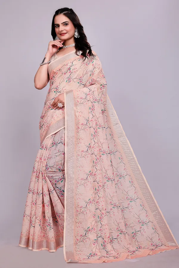 Ethnic_Pure_Soft_Cotton_Linen_Digital_Printed_Saree_with_Unstitched_Blouse_Piece_|_Bollywood_Style_Lightweight_Traditional_Wear_for_Women