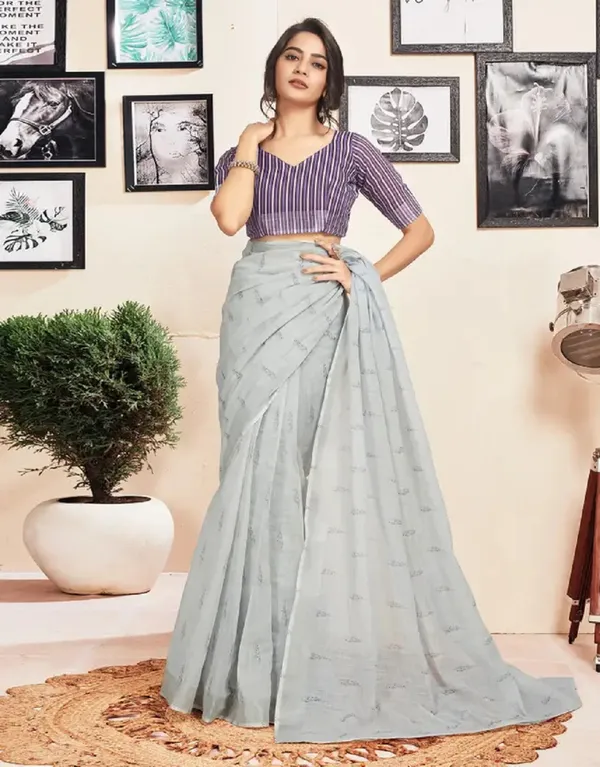 Ethnic_Pure_Soft_Cotton_Linen_Digital_Printed_Saree_with_Unstitched_Blouse_Piece_|_Bollywood_Style_Lightweight_Traditional_Wear_for_Women